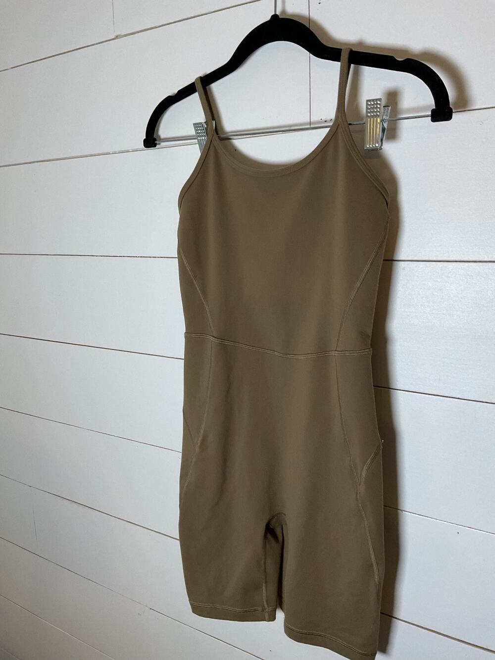 TNA by Aritzia Athletic Romper – Olive Green/Brown – Size XS